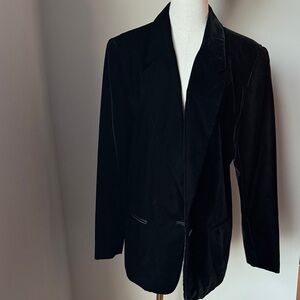VTG Koret Black Velvet Blazer